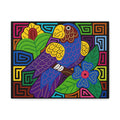 Colorful Parrot Canvas Art — Vibrant Tropical Bird Wall Décor (Matte Stretched)