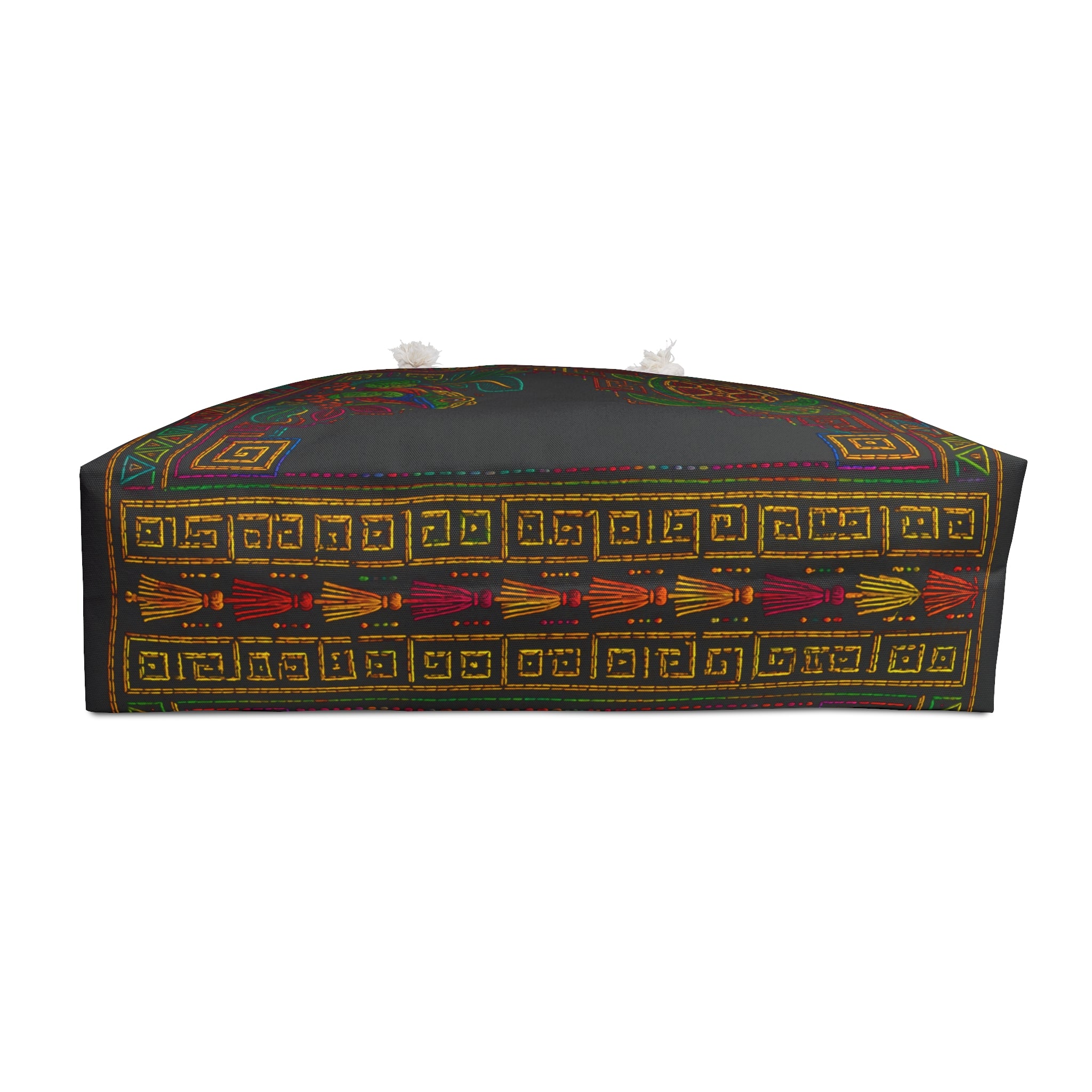 Tropical Parrot & Turtle Weekender Bag — Boho Beach Travel Tote