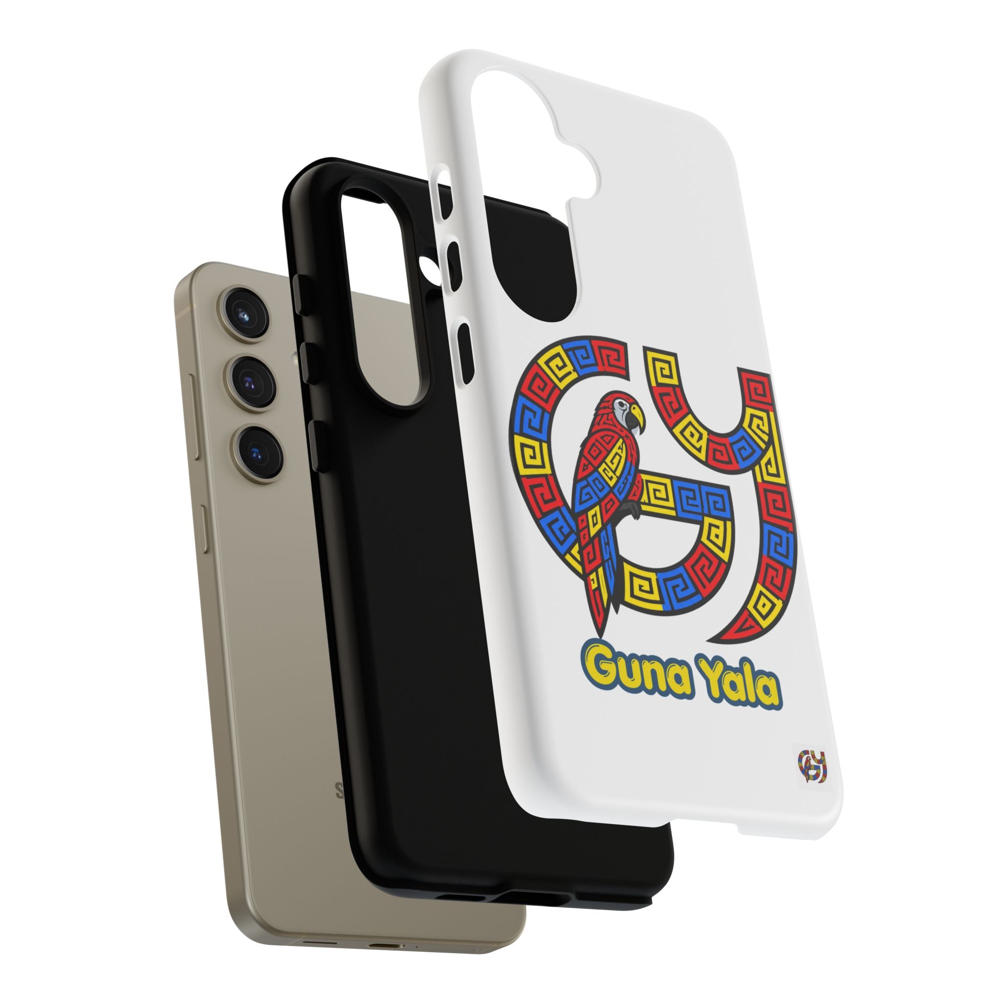 Guna Yala Parrot Phone Case — Colorful Indigenous Geometric Design