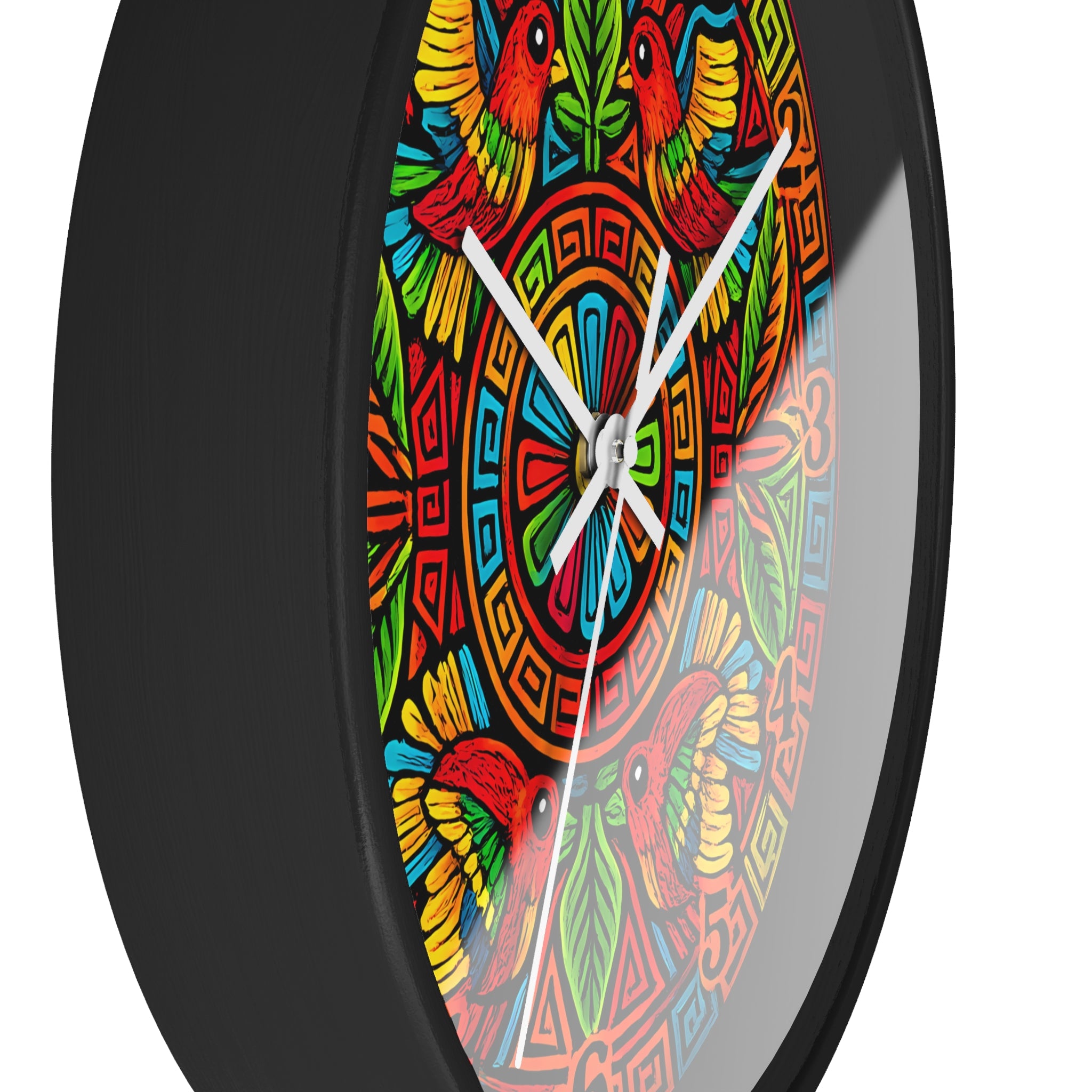 Copy of Colorful Hummingbird Mandala Wall Clock — Vibrant Tropical Decorative Clock