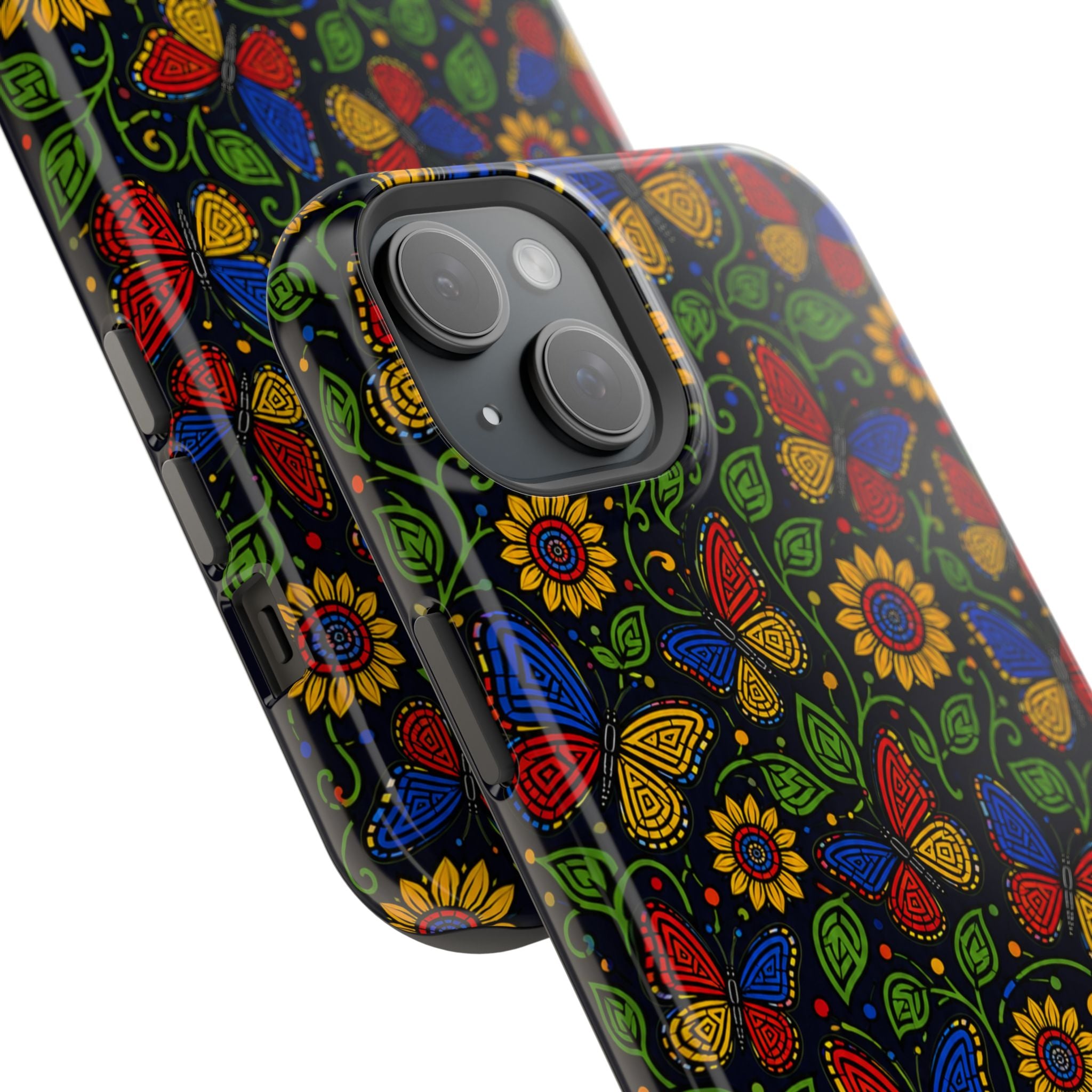 Floral Paisley Magnetic Impact-Resistant Phone Case