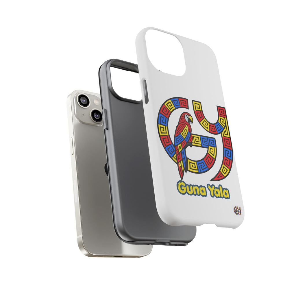 Guna Yala Parrot Phone Case — Colorful Indigenous Geometric Design
