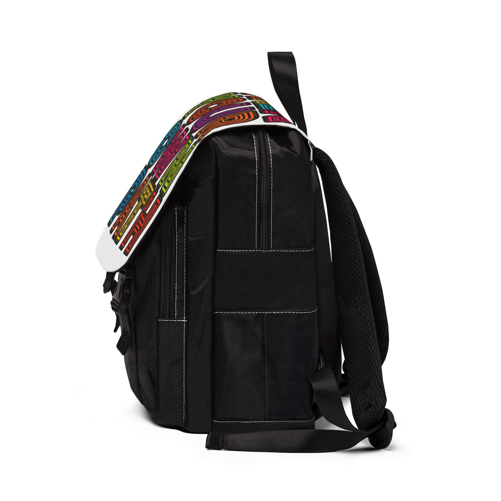 'Your Own Path' Casual Shoulder Backpack – Colorful Inspirational Daypack