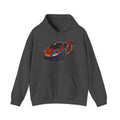 Racing Supercar Hoodie - Vibrant Retro Sports Car Graphic