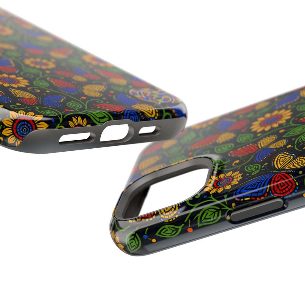Floral Paisley Magnetic Impact-Resistant Phone Case