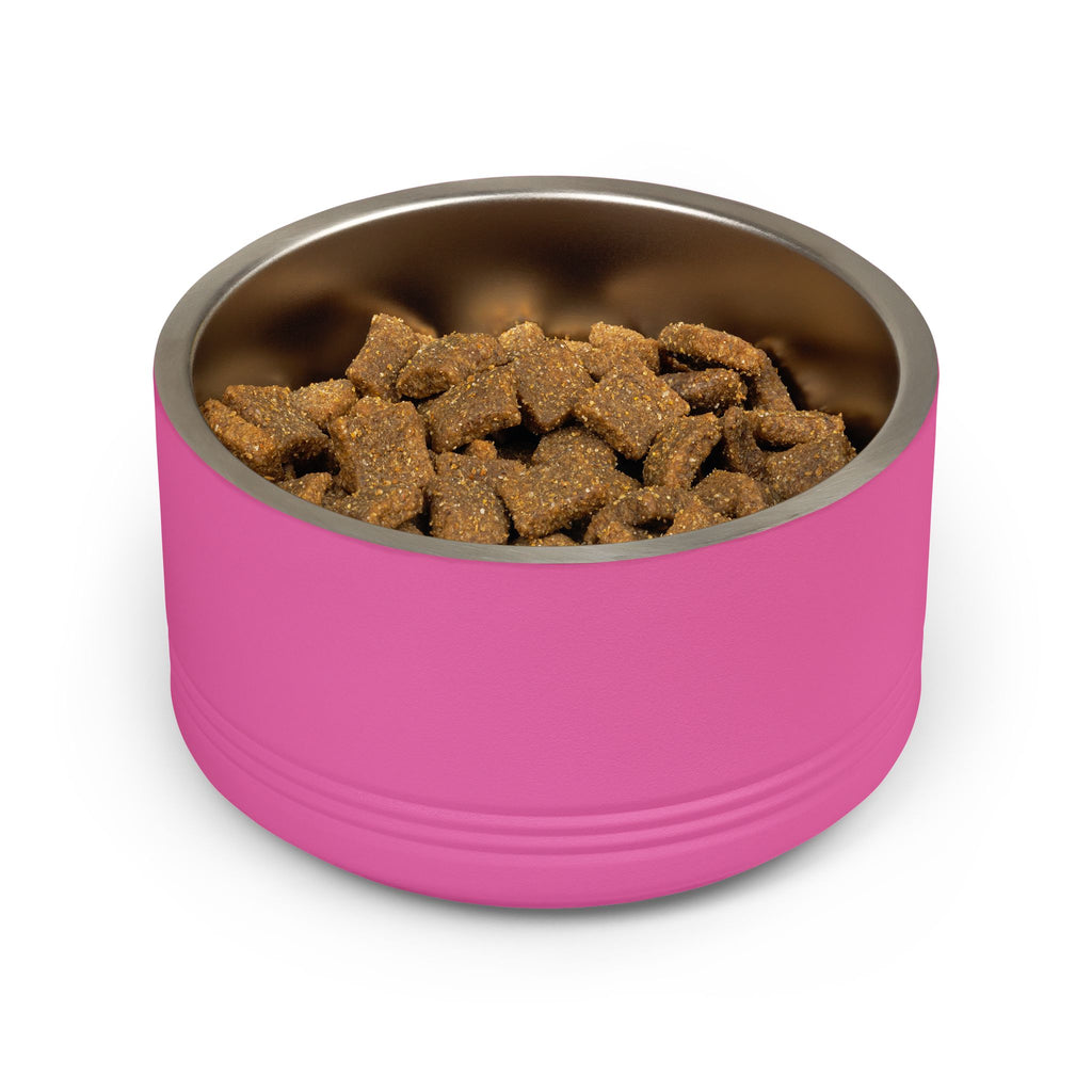 Pet Bowl — 18oz Stainless Dog & Cat Bowl with Mola-Inspired Design from Panama