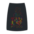 Dog Love Pet Tank — "I  My Dog" Colorful Paw Heart Dog Tank Top