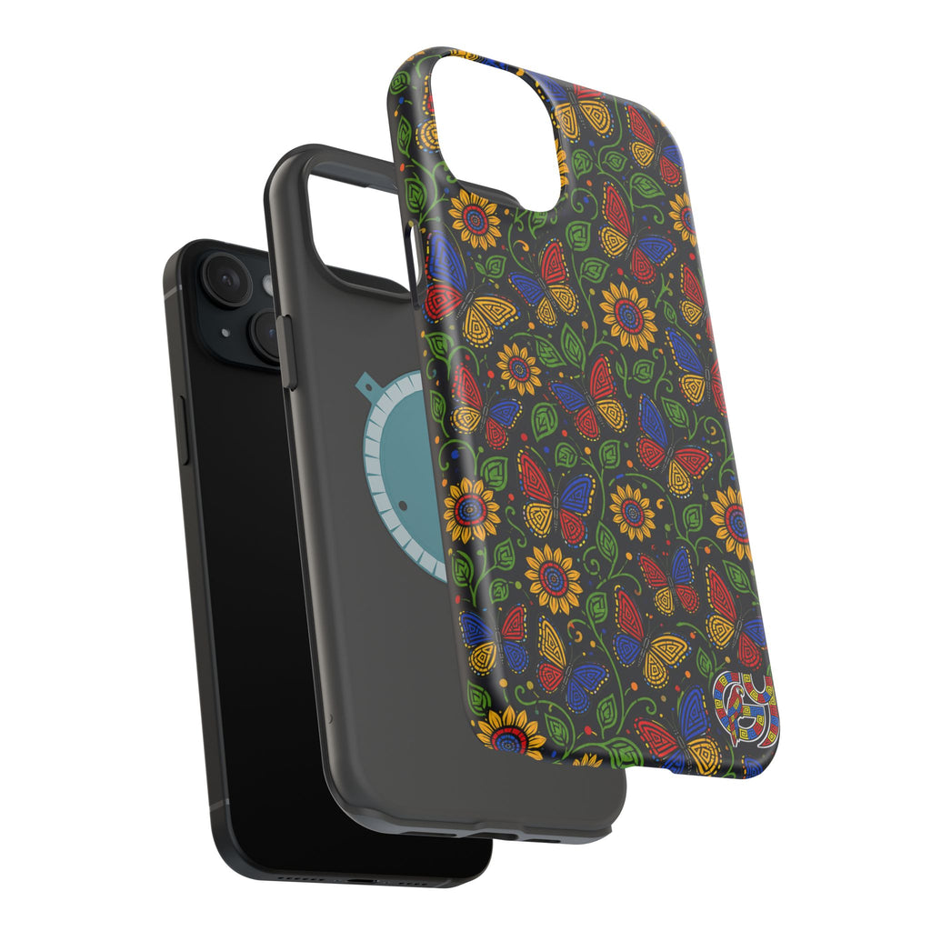 Floral Paisley Magnetic Impact-Resistant Phone Case