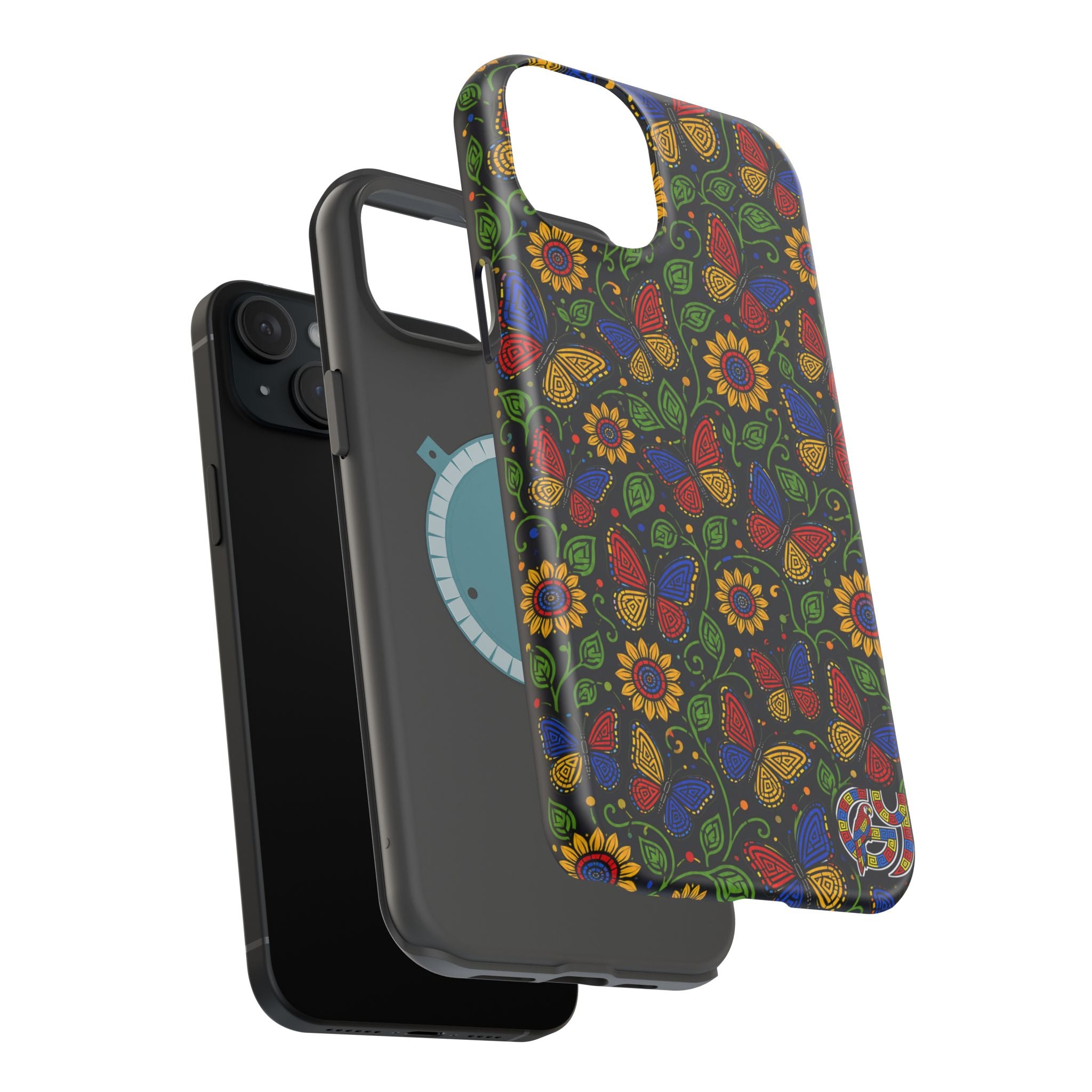 Floral Paisley Magnetic Impact-Resistant Phone Case