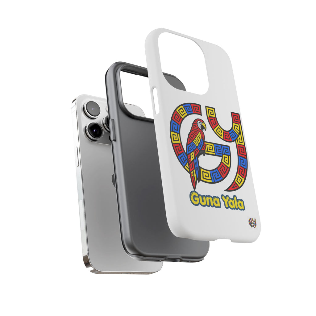 Guna Yala Parrot Phone Case — Colorful Indigenous Geometric Design