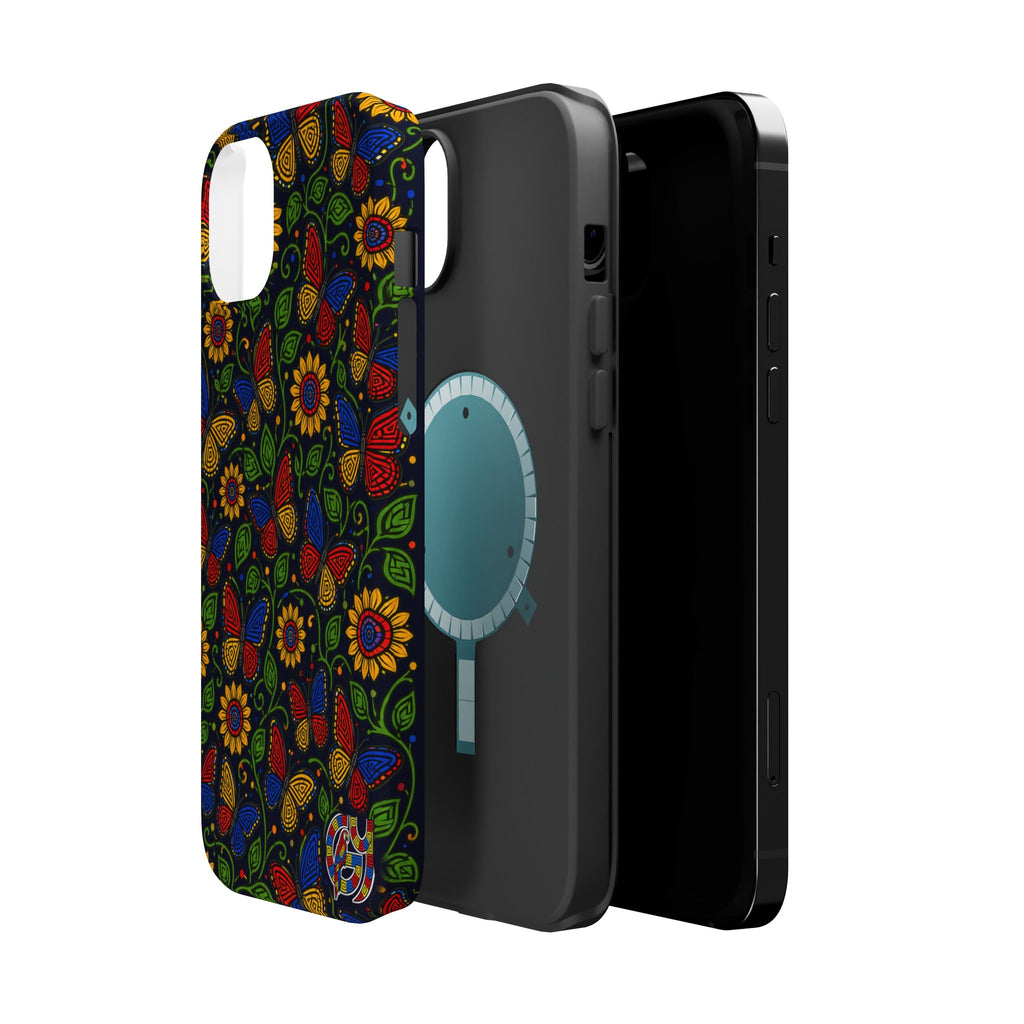 Floral Paisley Magnetic Impact-Resistant Phone Case