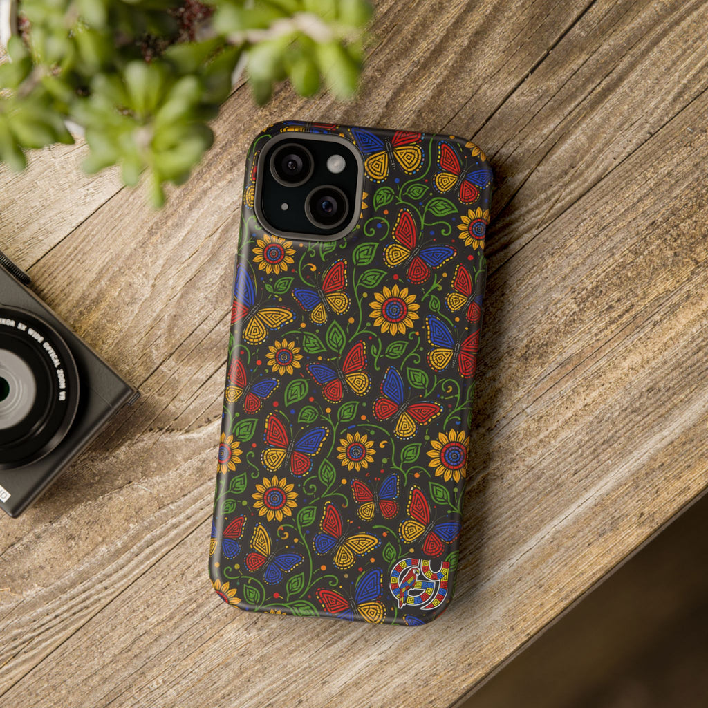 Floral Paisley Magnetic Impact-Resistant Phone Case