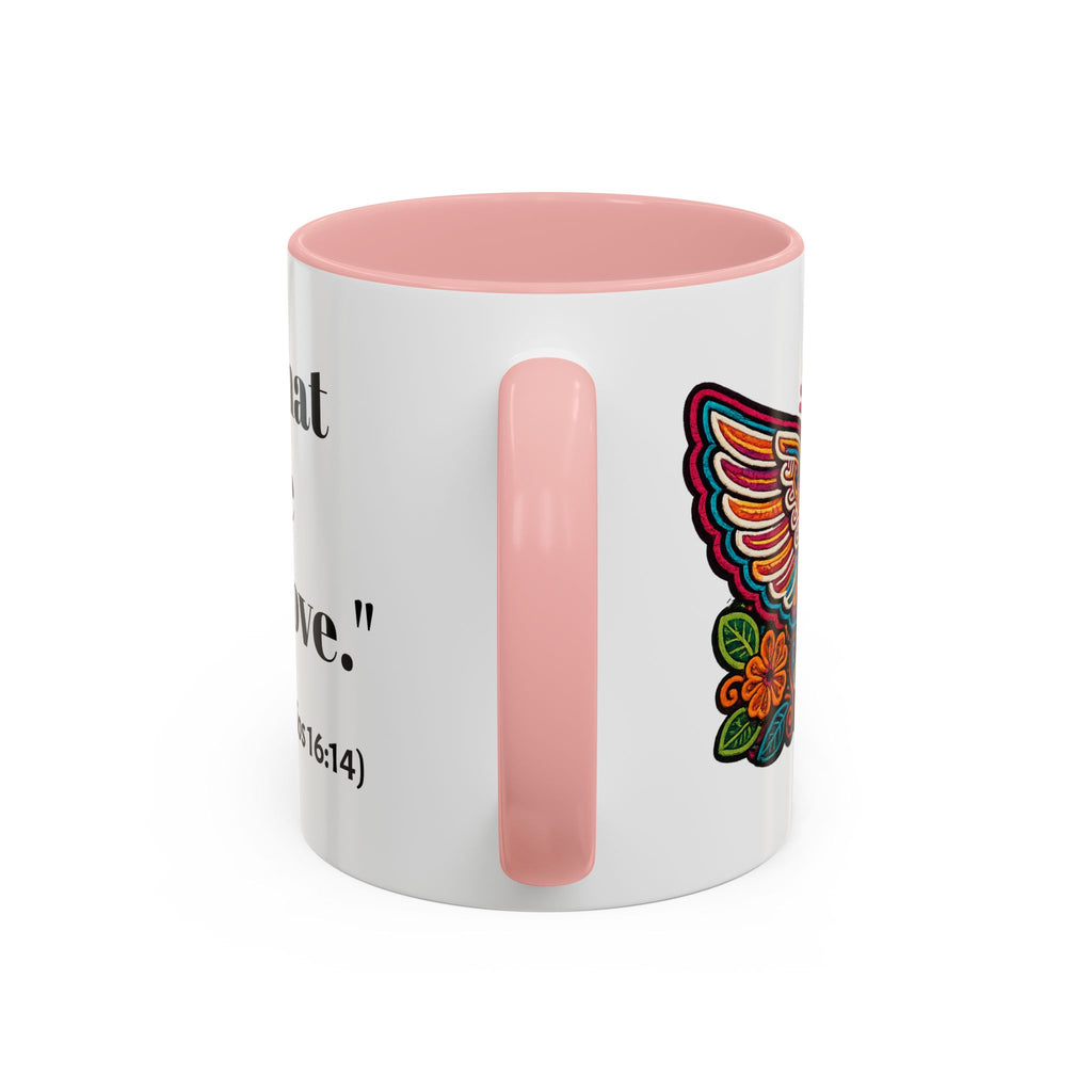 Inspirational Coffee Mug — "Let all that you do be done in love." (1 Corinthians 16:14)