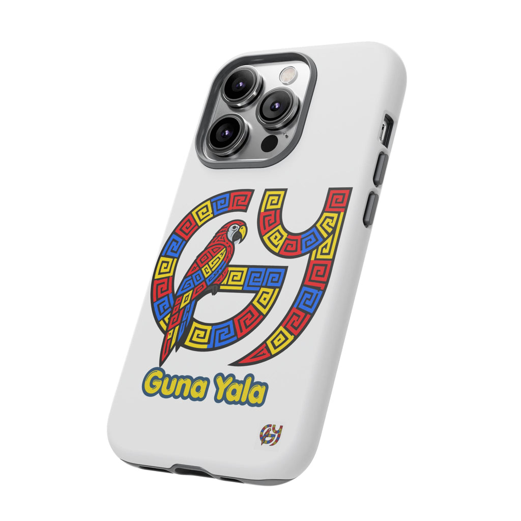 Guna Yala Parrot Phone Case — Colorful Indigenous Geometric Design