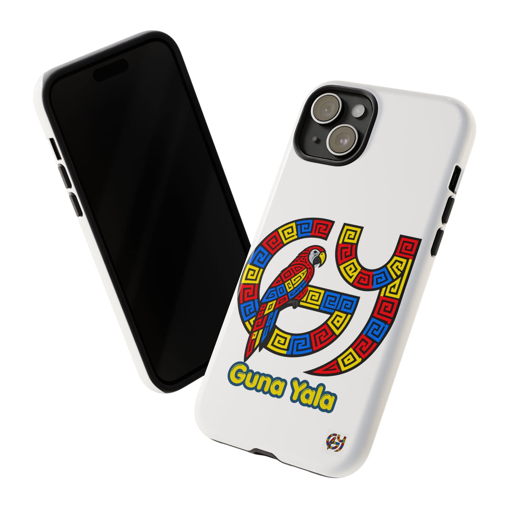 Guna Yala Parrot Phone Case — Colorful Indigenous Geometric Design