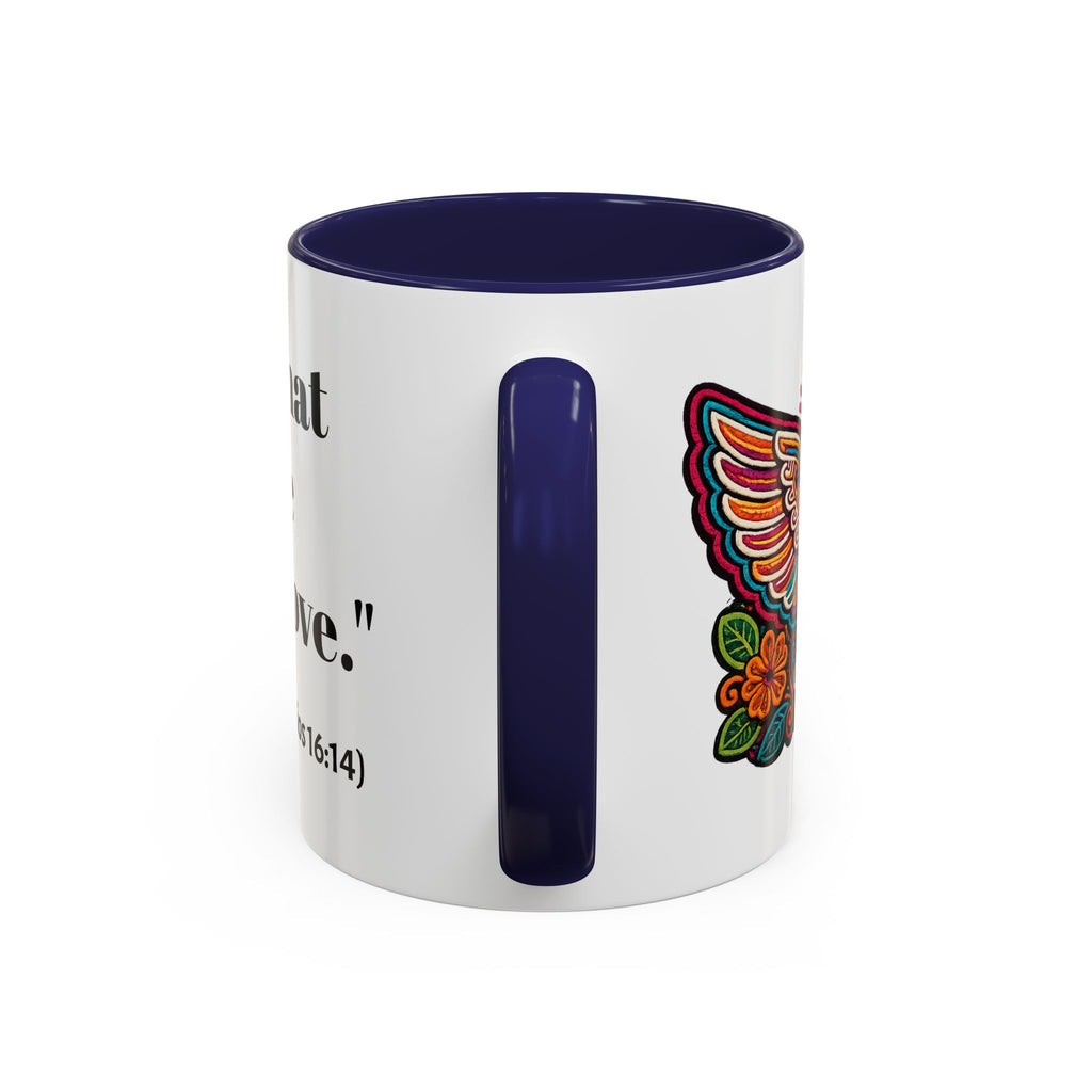 Inspirational Coffee Mug — "Let all that you do be done in love." (1 Corinthians 16:14)