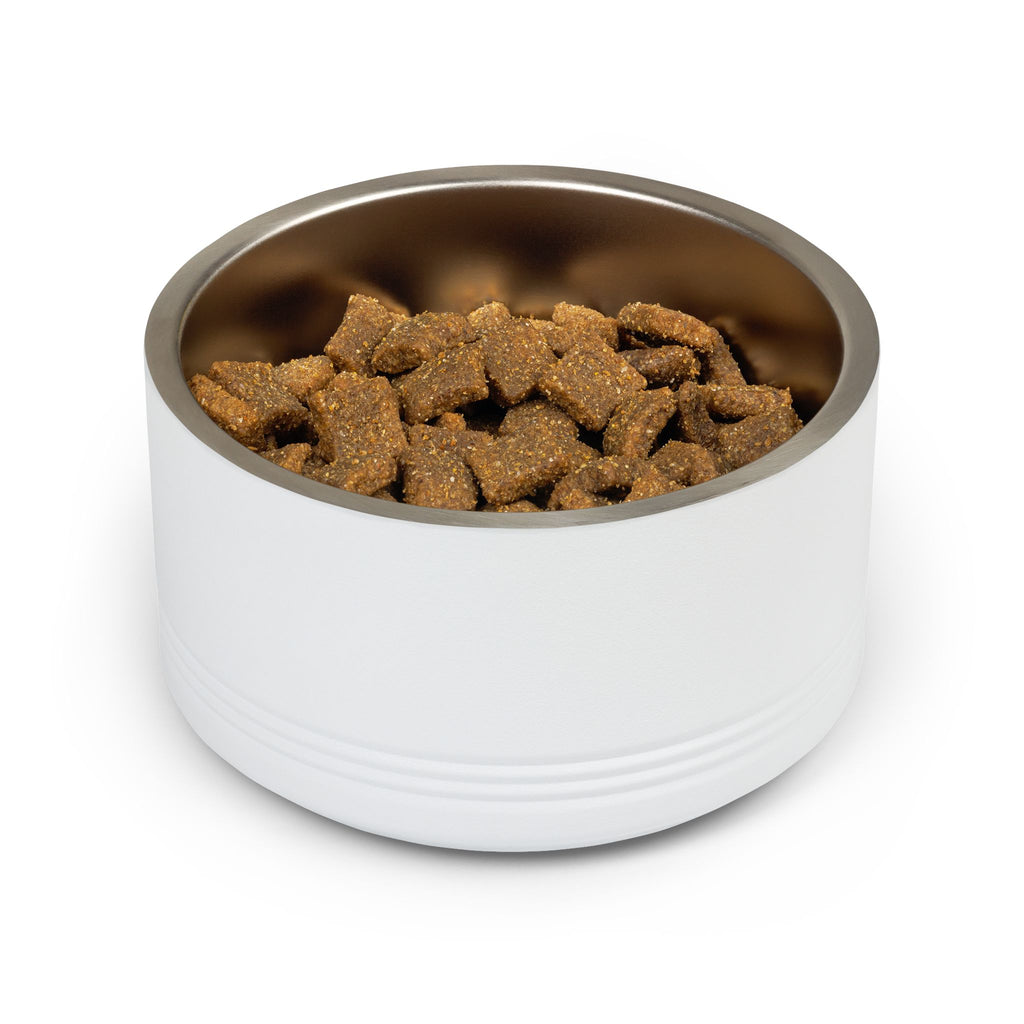 Pet Bowl — 18oz Stainless Dog & Cat Bowl with Mola-Inspired Design from Panama