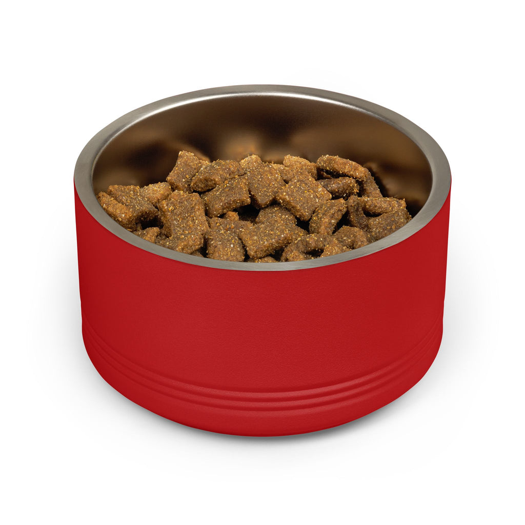 Pet Bowl — 18oz Stainless Dog & Cat Bowl with Mola-Inspired Design from Panama