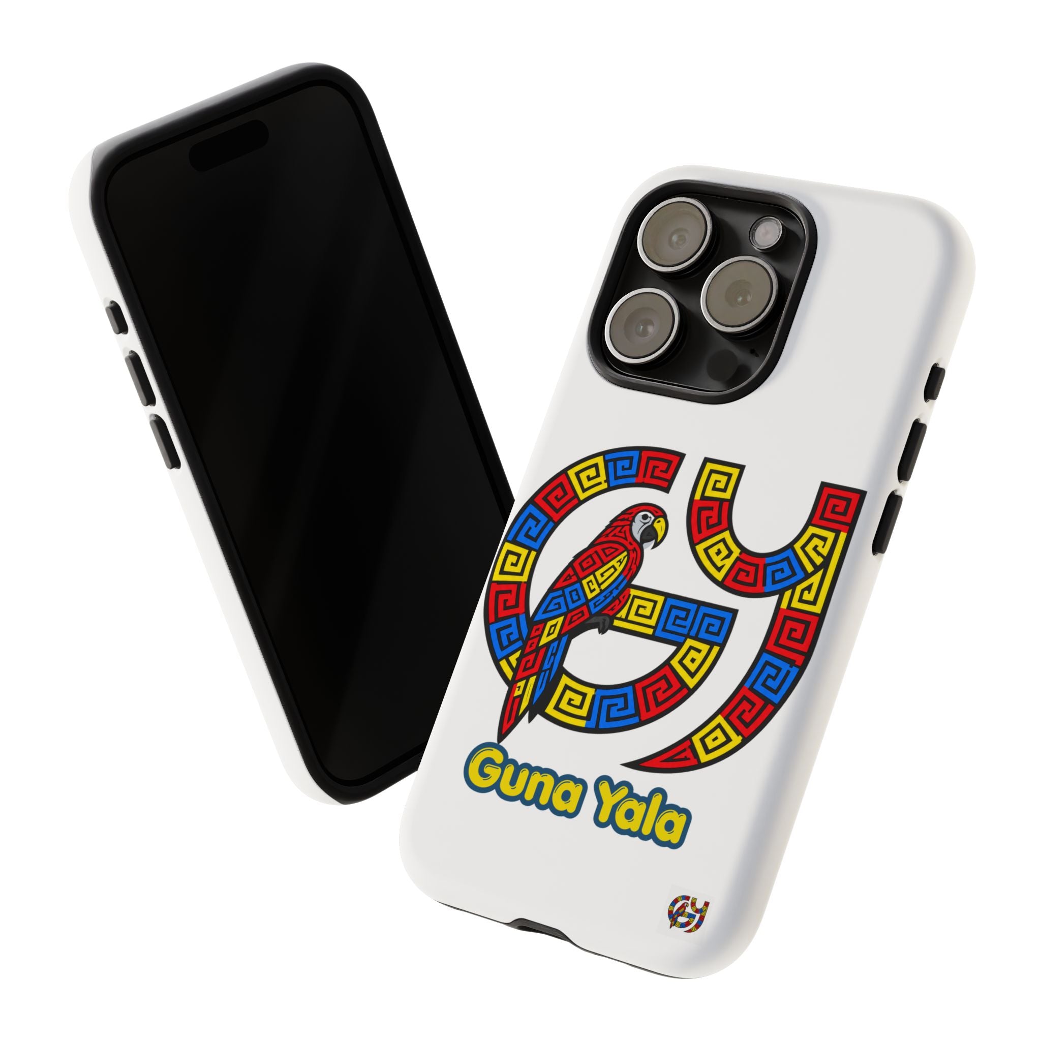 Guna Yala Parrot Phone Case — Colorful Indigenous Geometric Design