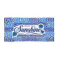 Create Your Sunshine Beach Towel — Blue Tropical Cotton Beach Towel