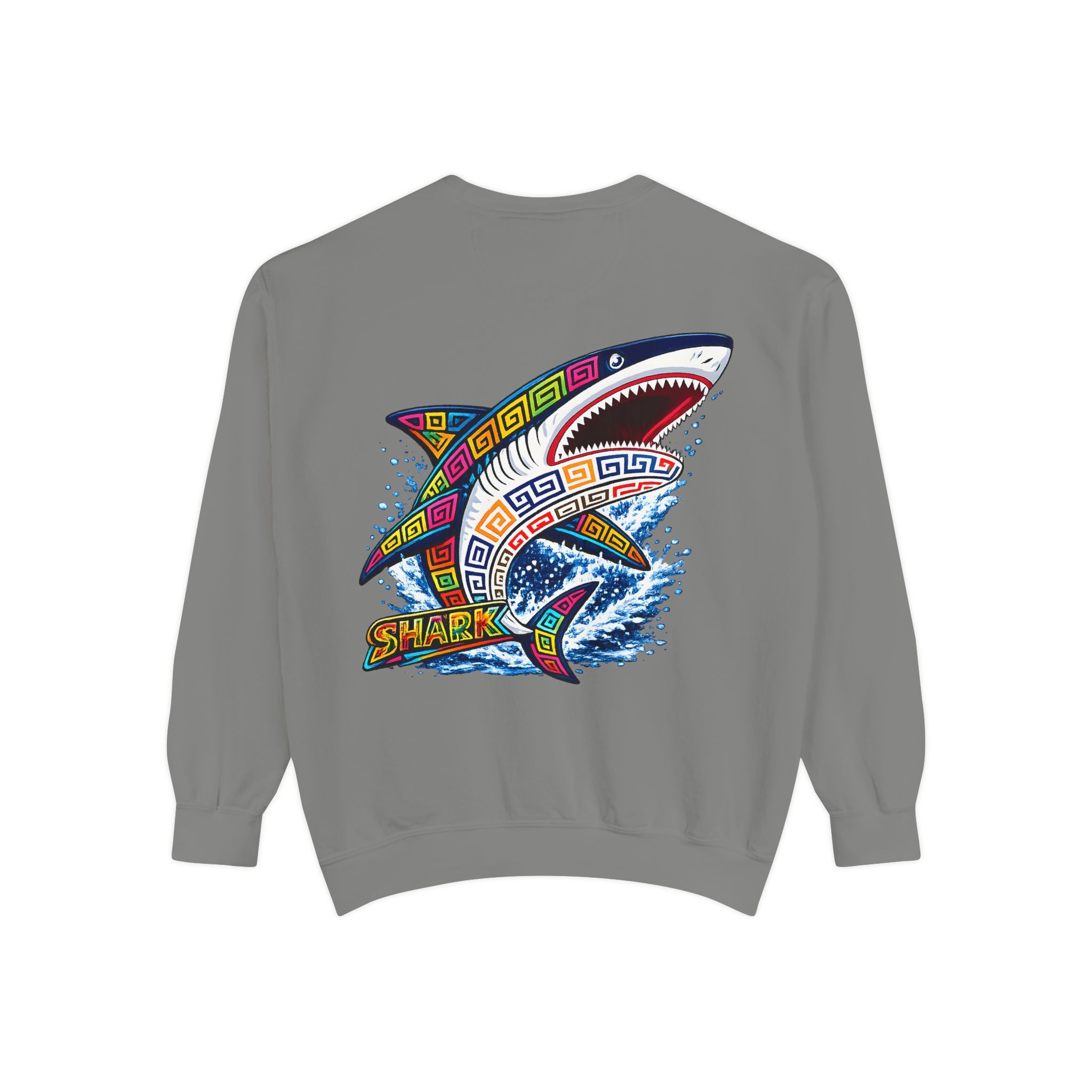 Colorful Tribal Shark Sweatshirt