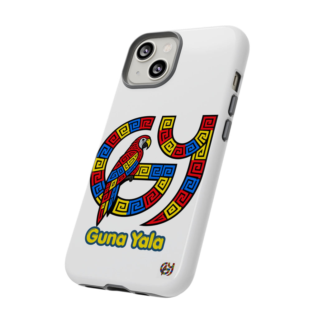 Guna Yala Parrot Phone Case — Colorful Indigenous Geometric Design