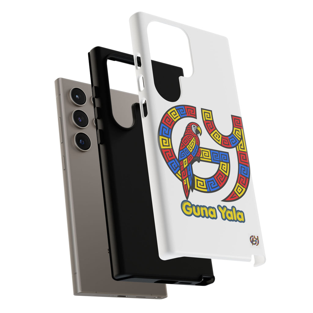 Guna Yala Parrot Phone Case — Colorful Indigenous Geometric Design
