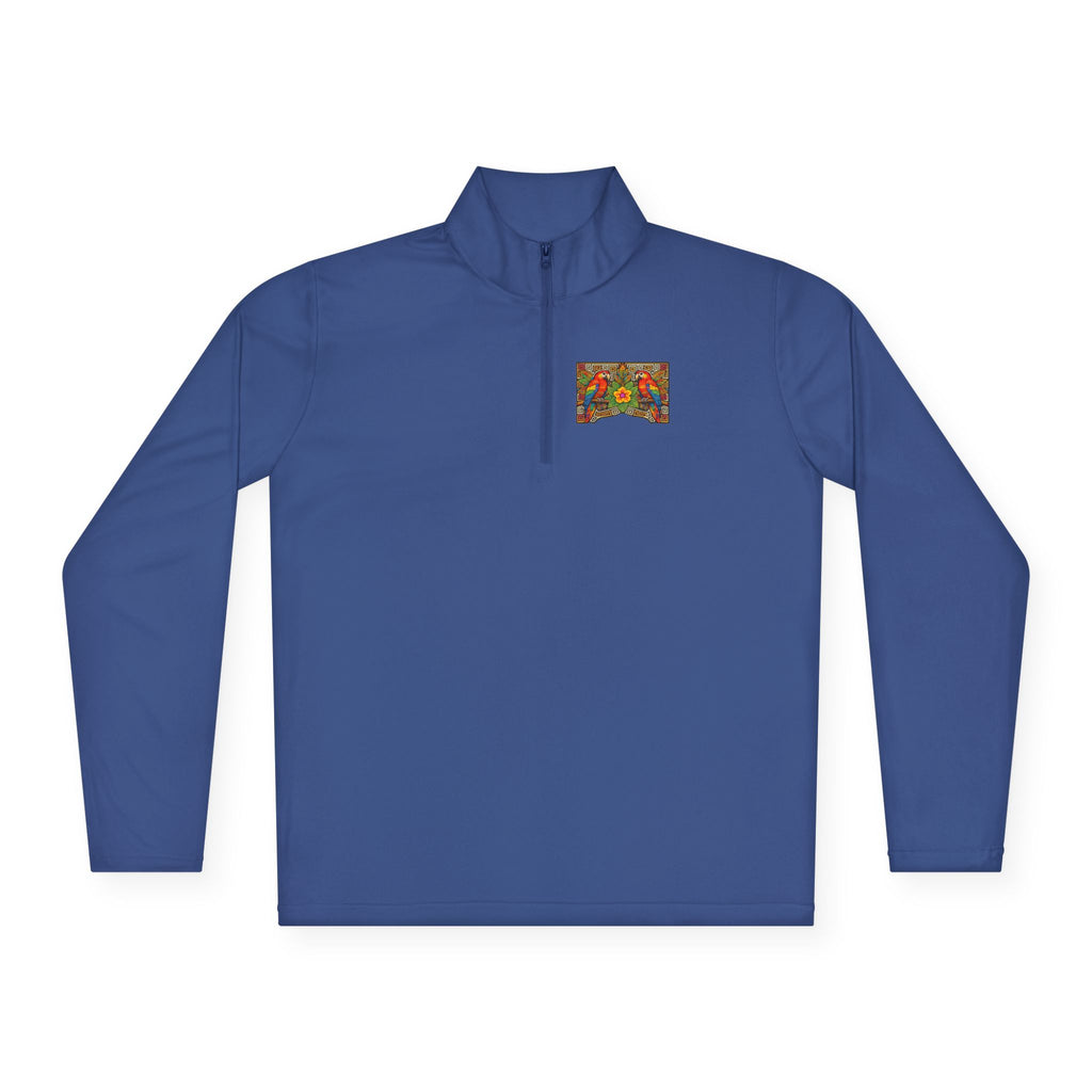 Autumn Poppies Quarter-Zip Pullover