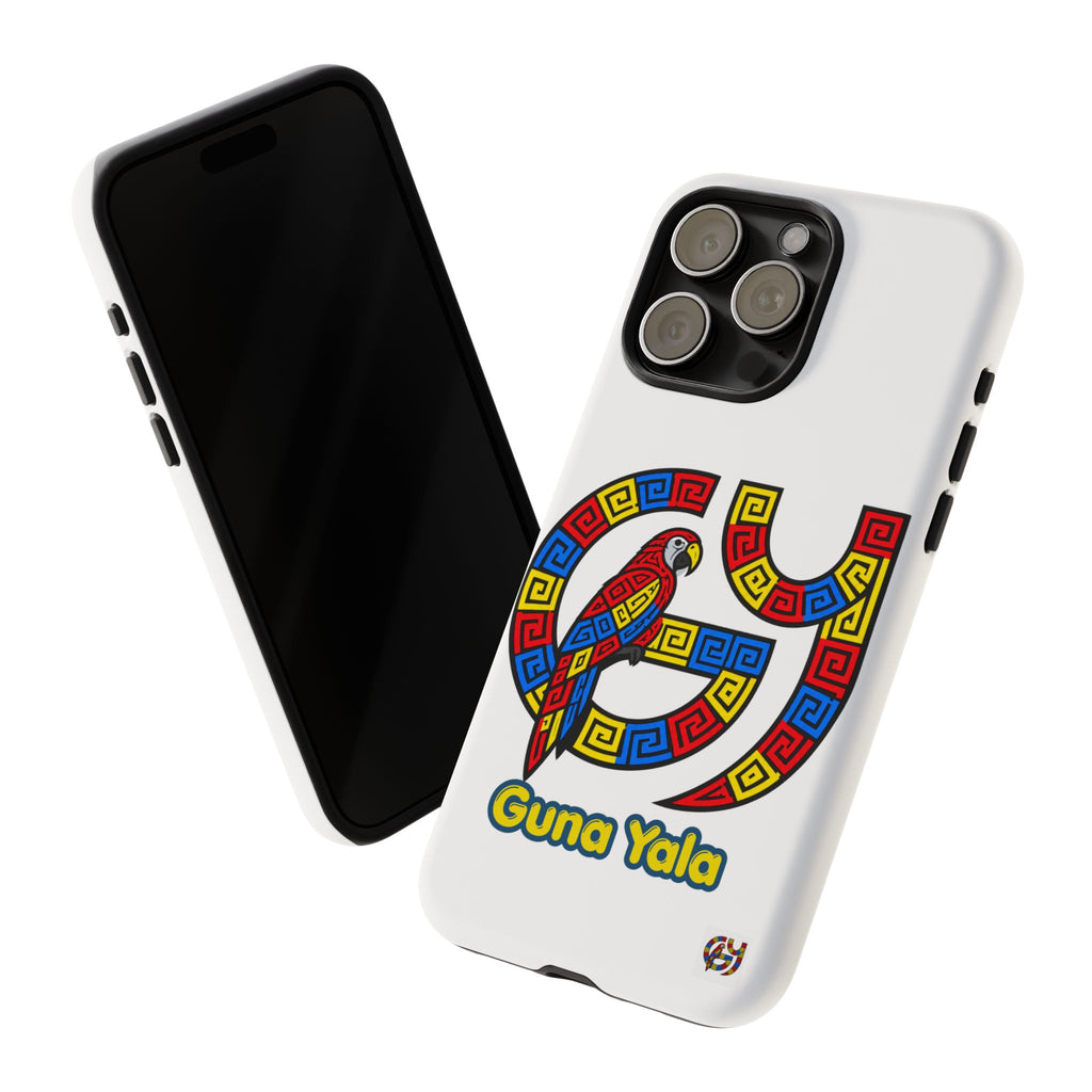 Guna Yala Parrot Phone Case — Colorful Indigenous Geometric Design