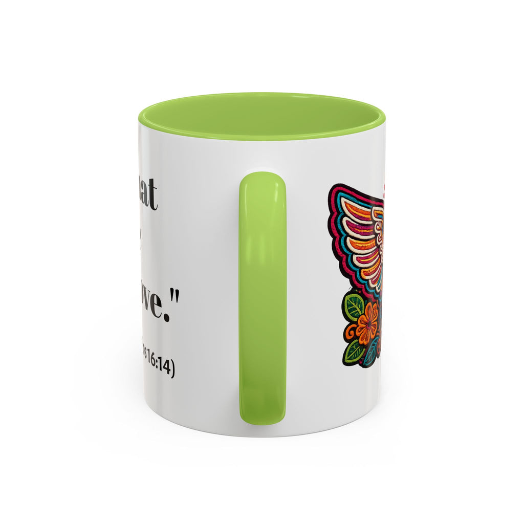 Inspirational Coffee Mug — "Let all that you do be done in love." (1 Corinthians 16:14)