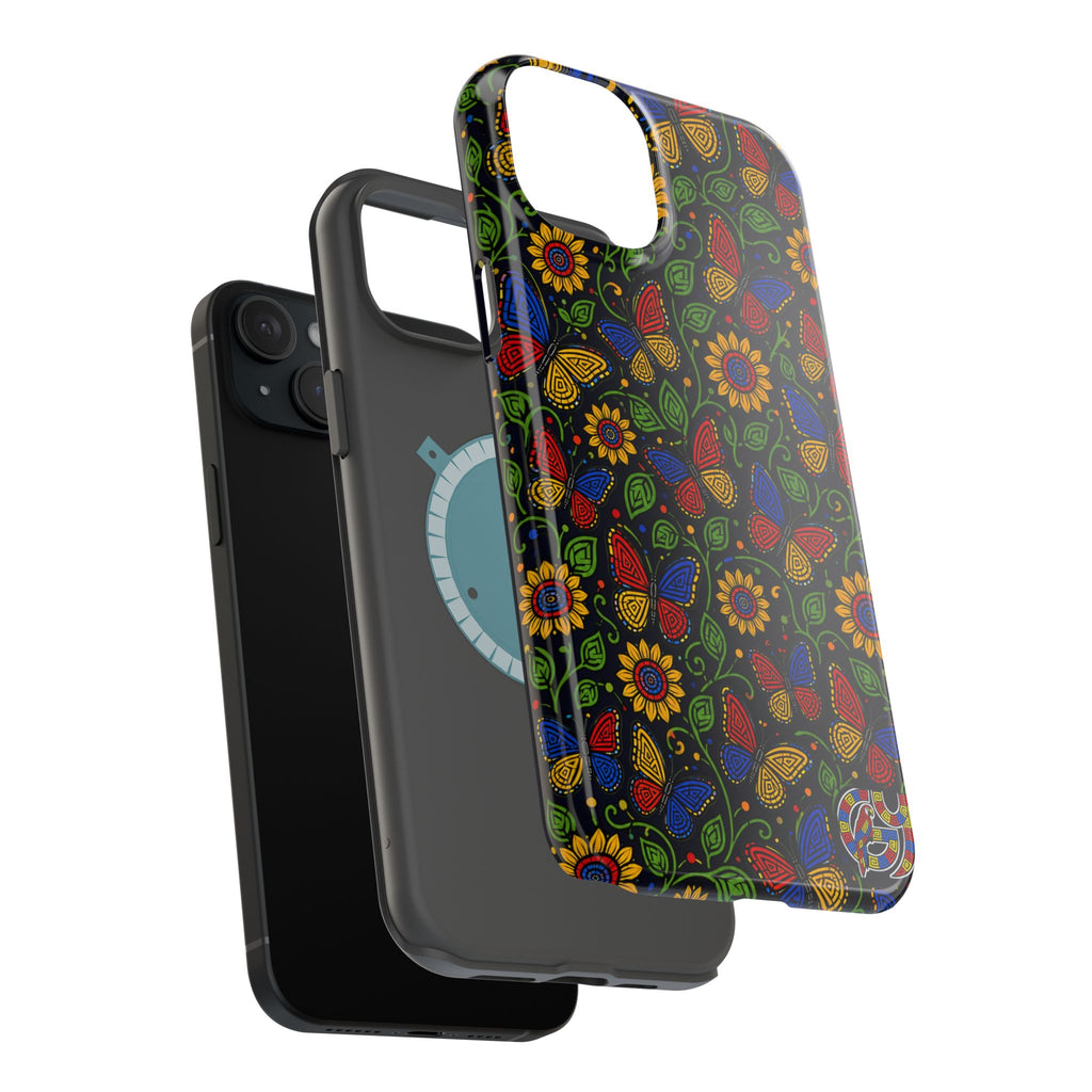 Floral Paisley Magnetic Impact-Resistant Phone Case