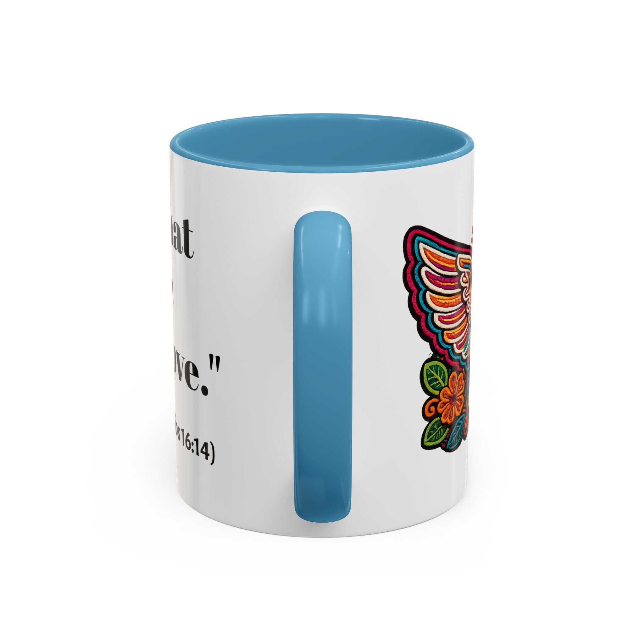 Inspirational Coffee Mug — "Let all that you do be done in love." (1 Corinthians 16:14)