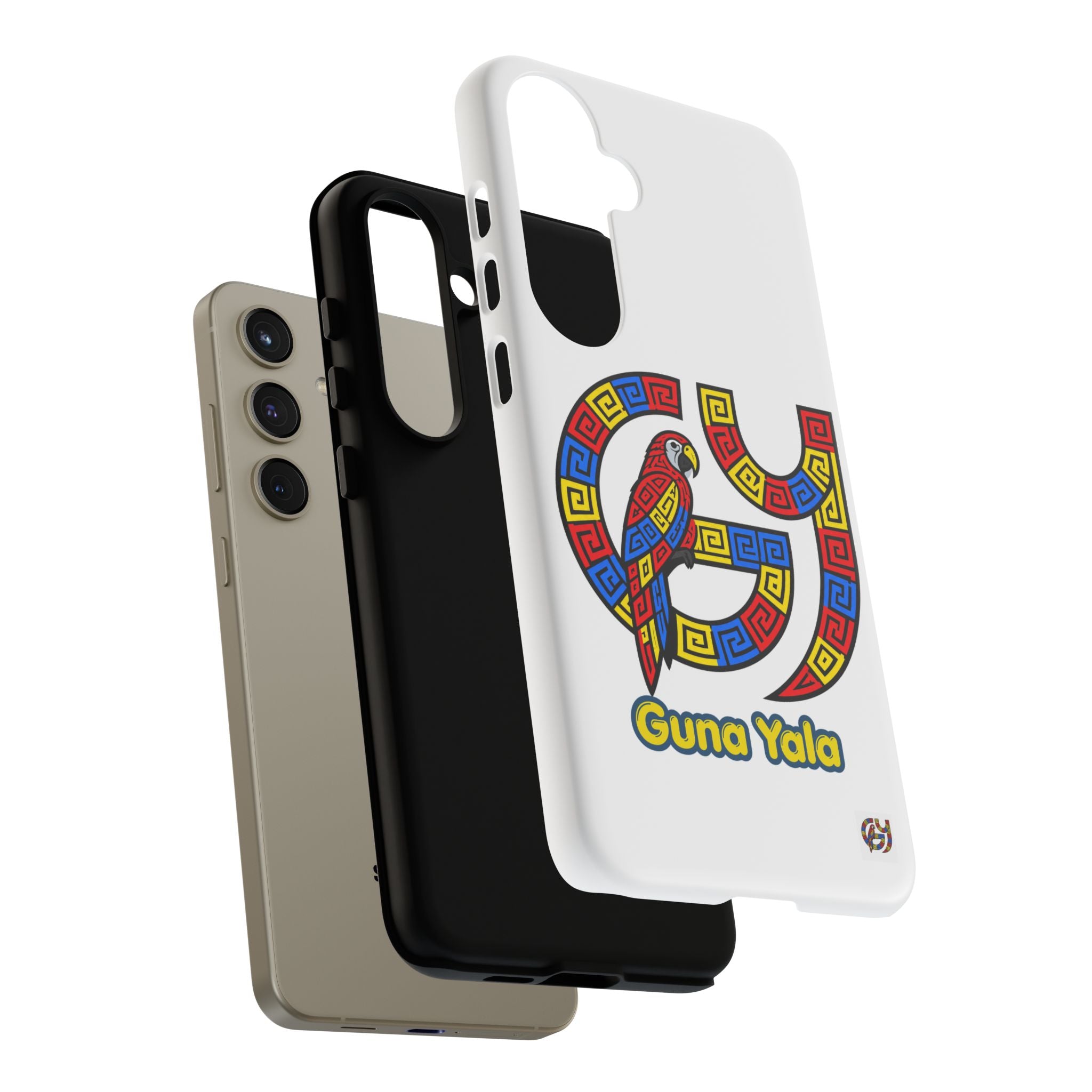 Guna Yala Parrot Phone Case — Colorful Indigenous Geometric Design