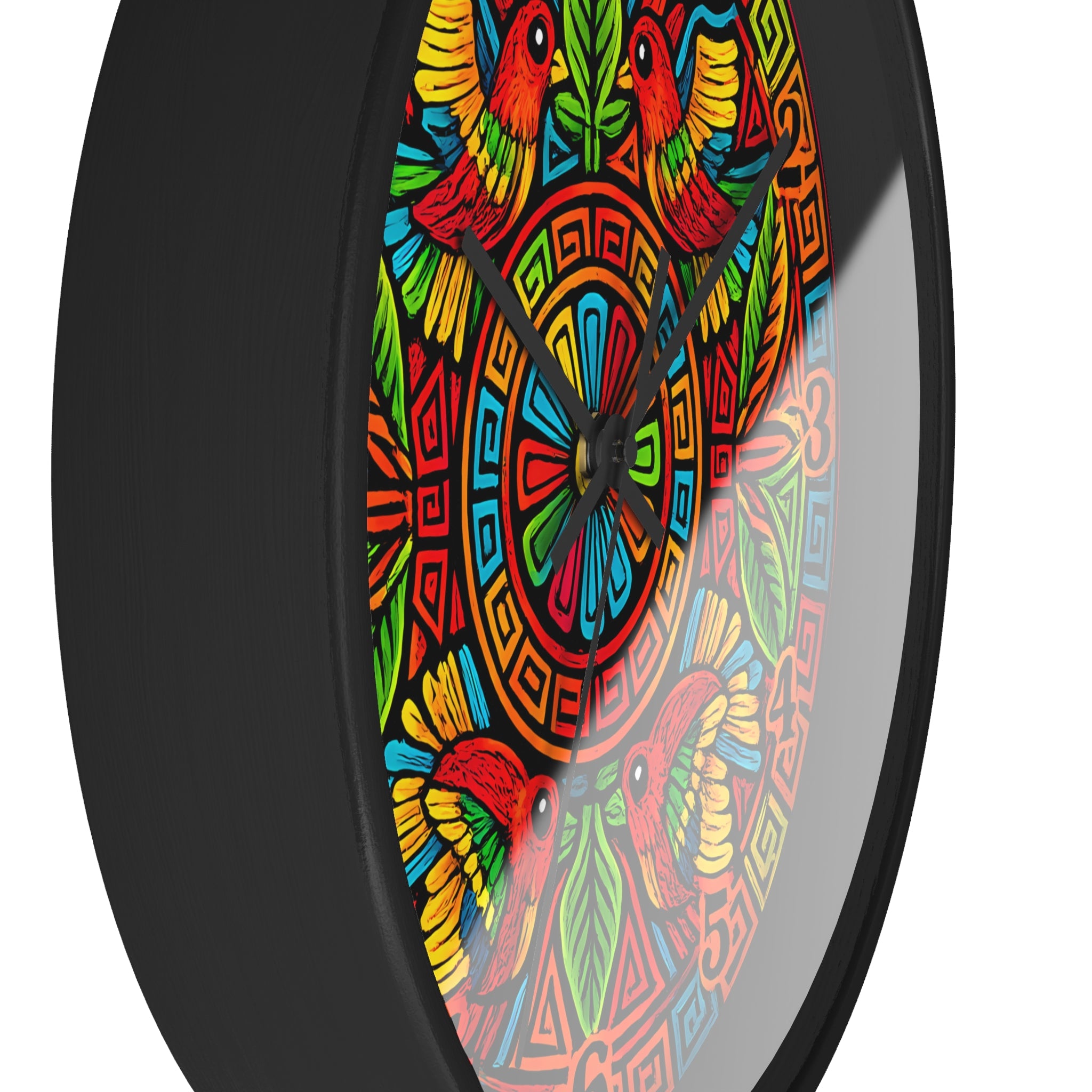 Copy of Colorful Hummingbird Mandala Wall Clock — Vibrant Tropical Decorative Clock