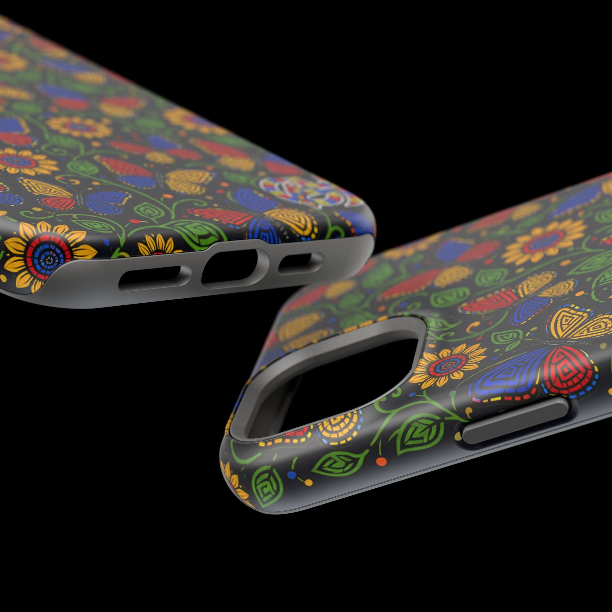 Floral Paisley Magnetic Impact-Resistant Phone Case