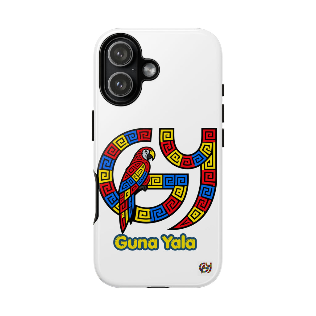 Guna Yala Parrot Phone Case — Colorful Indigenous Geometric Design