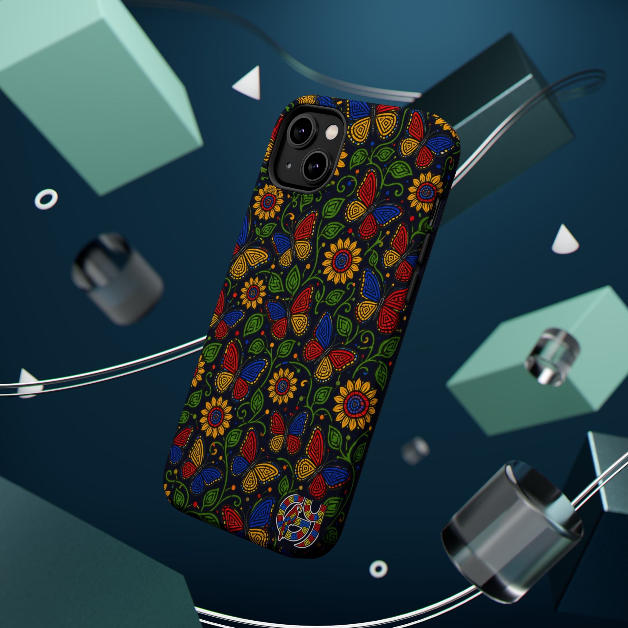 Floral Paisley Magnetic Impact-Resistant Phone Case