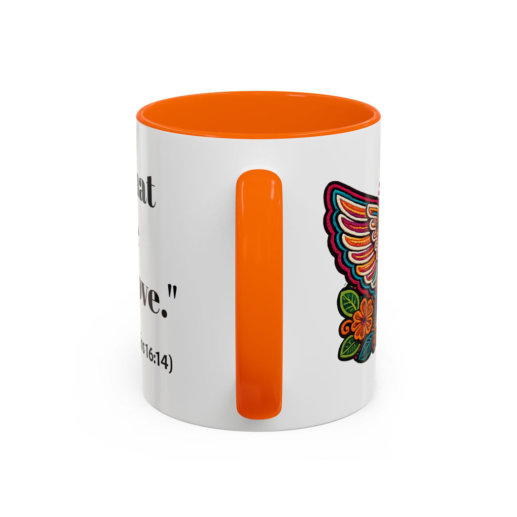 Inspirational Coffee Mug — "Let all that you do be done in love." (1 Corinthians 16:14)