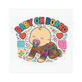 Baby On Board Car Magnet — Colorful Cute Baby Design