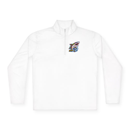 Autumn Poppies Quarter-Zip Pullover