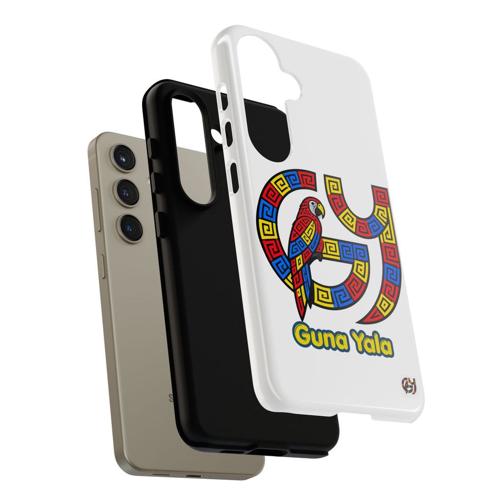 Guna Yala Parrot Phone Case — Colorful Indigenous Geometric Design