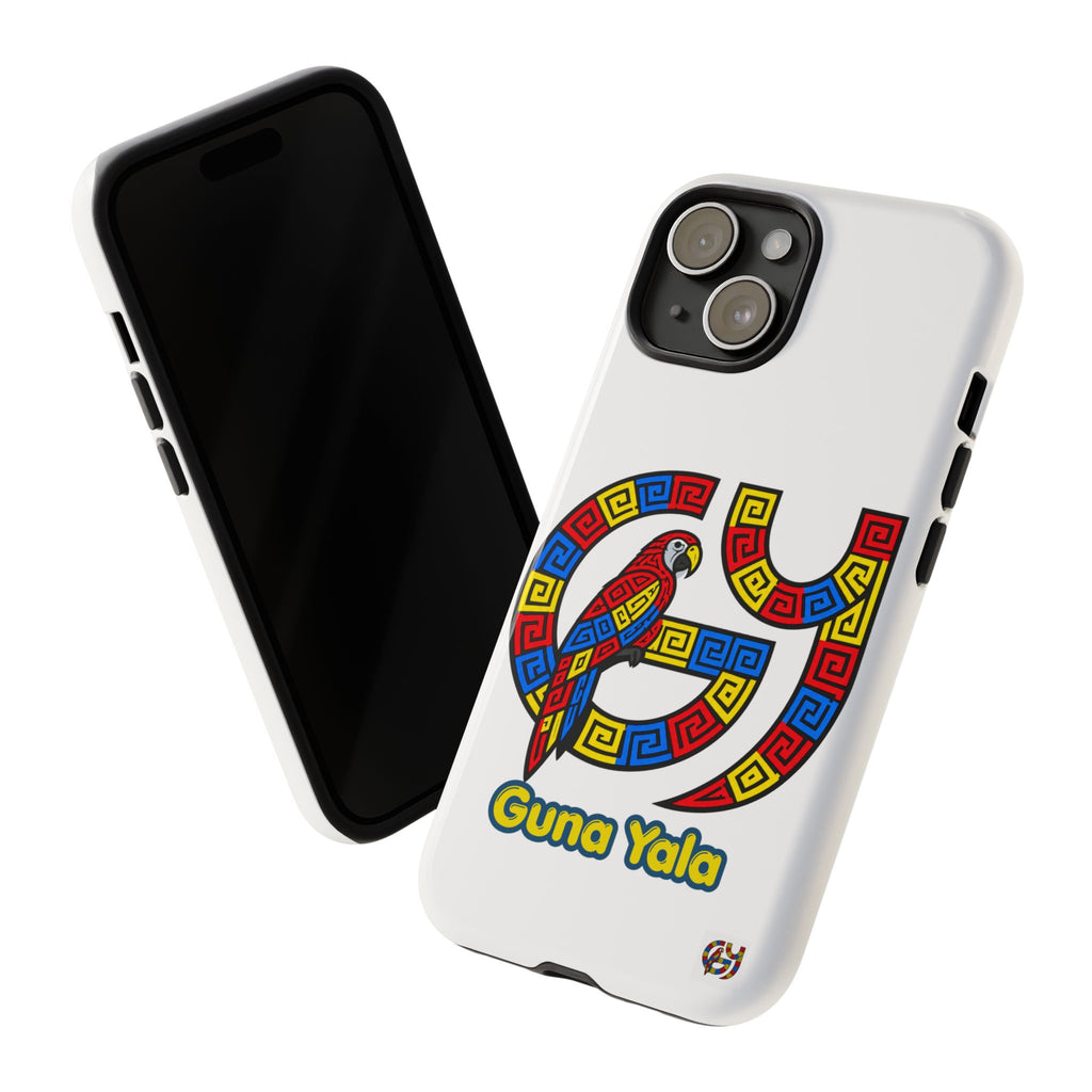 Guna Yala Parrot Phone Case — Colorful Indigenous Geometric Design