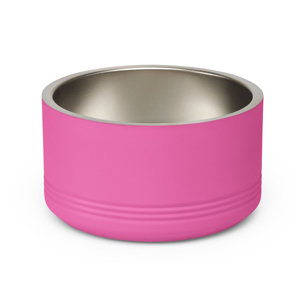 Pet Bowl — 18oz Stainless Dog & Cat Bowl with Mola-Inspired Design from Panama