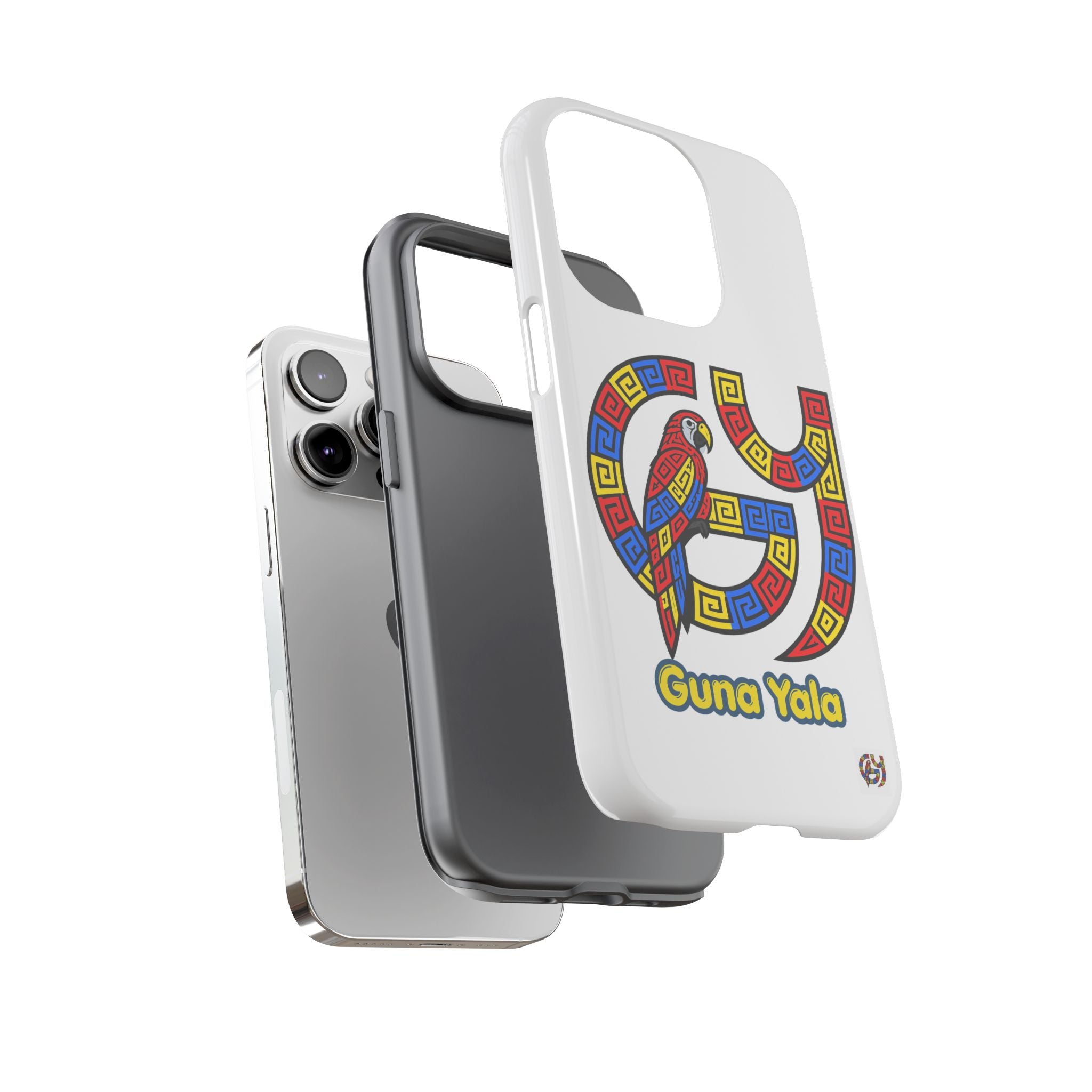 Guna Yala Parrot Phone Case — Colorful Indigenous Geometric Design
